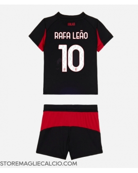 AC Milan Rafael Leao #10 Maglia Gara Casa Repliche 2025-26 Bambino